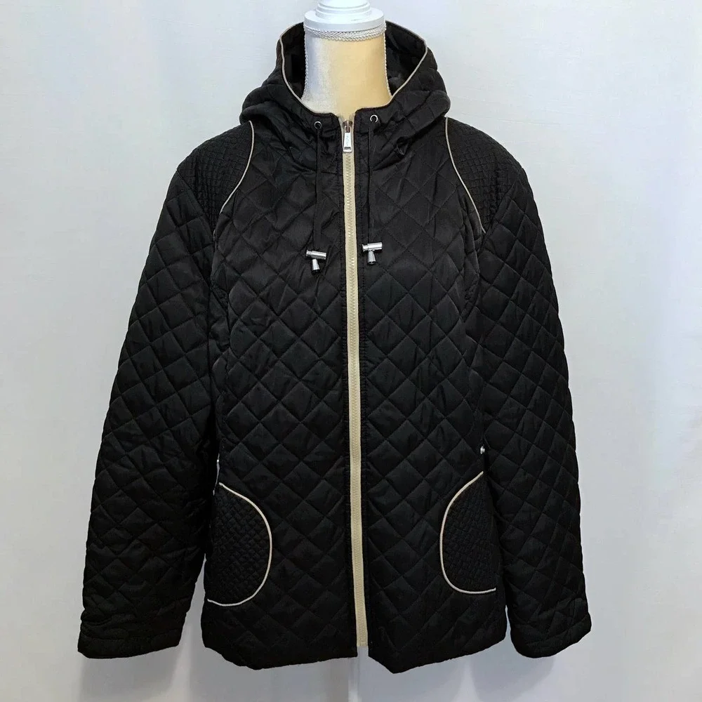 ❌SOLD❌ Nautica Lightweight Puffer Jacket Women 2X - Picture 2 of 13